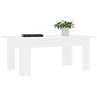 vidaXL Salontafel 100x60x42 cm spaanplaat wit