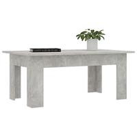 vidaXL Salontafel 100x60x42 cm spaanplaat betongrijs