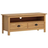 vidaXL Tv-meubel Hill Range 110x40x47 cm grenenhout honingbruin
