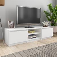 vidaXL Tv-meubel 140x40x35,5 cm spaanplaat wit