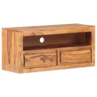 vidaxl TV-Schrank 90x30x40 cm Massivholz Braun