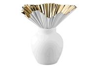 rosenthal Vase 27 cm Falda gold titanisiert