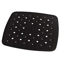 Badematte Duschmatte Antirutschmatte Promo Schwarz Ridder, Höhe 0.5 mm