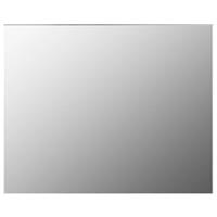 vidaxl Rahmenloser Spiegel 100x60 cm Glas Silber