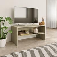 vidaxl Tv-meubel 80x40x40 cm bewerkt hout sonoma eikenkleurig