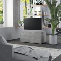 vidaXL Tv-meubel 80x34x36 cm spaanplaat betongrijs