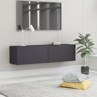 vidaXL Tv-meubel 120x30x30 cm spaanplaat grijs