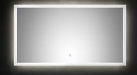 LED-Spiegel mit Touch-Bedienung, 120x65 cm