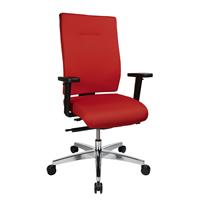 Topstar Kantoordraaistoel PROFI STAR 15, ergonomische rugleuning, rood