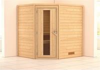 Karibu houtfeeling sauna binnen cabine mia