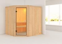 Karibu Sauna BODO 1,96 x 1,78 m  ohne Ofen 6192