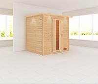 Karibu houtfeeling sauna binnenhut anja