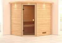 Karibu houtfeeling sauna binnen cabine mia
