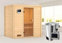 Karibu | Selena Sauna | Biokachel 3,6 kW Externe Bediening