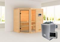 Karibu | Jada Sauna | Kachel 9 kW Externe Bediening