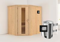 Karibu &VerticalLine; Saja Sauna &VerticalLine; Energiesparende Deur &VerticalLine; 3,6 kW Externe Bediening