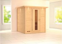 Karibu | Mojave Sauna met Dakkraag | Energiesparende Deur