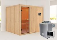 Karibu &VerticalLine; Nybro Sauna &VerticalLine; Kachel 9 kW Externe Bediening