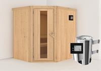 Karibu &VerticalLine; Lilja Sauna &VerticalLine; Energiesparende Deur &VerticalLine; Kachel 3,6 kW Externe Bediening