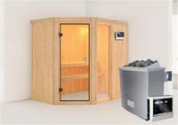 Karibu &VerticalLine; Fiona 1 Sauna &VerticalLine; Kachel 9 kW Externe Bediening