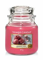 Yankee Candle - Roseberry Sorbet Geurkaars edium Jar - Tot 75 Branduren