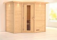 Karibu &VerticalLine; Sahib 2 Sauna met Dakkraag &VerticalLine; Energiesparende Deur