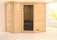 Karibu &VerticalLine; Sahib 2 Sauna met Dakkraag &VerticalLine; Antracietglas &VerticalLine;