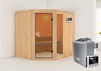 Karibu &VerticalLine; Fiona 2 Sauna &VerticalLine; Kachel 9 kW Externe Bediening