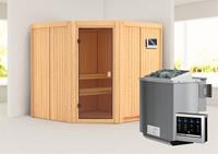 Karibu &VerticalLine; Kotka Sauna &VerticalLine; Biokachel 9 kW Externe Bediening