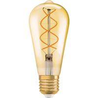 osram LED VINTAGE 1906 LEDISON 25 FS Warmweiß Filament Gold E27 Glühlampe, 092112