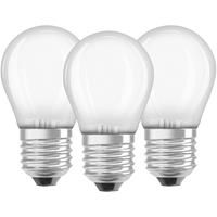 OSRAM LED druppel E27 P40 4W 2.700K 470lm mat per3