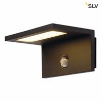 slv LED Sensor LED Aussen-Wandaufbauleuchte IP44 Anthrazit 3000K - 