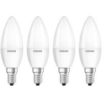 osram LED EEK A+ (A++ - E) E14 Kerzenform 5.7W = 40W Warmweiß (Ø x L) 35mm x 106mm 4St. X187021 - 