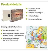 Artland Wandklok Grote pluizenbol geluidloos, zonder tikkende geluiden, niet tikkend, geruisloos - naar keuze: radiografische klok of kwartsklok, moderne klok voor woonkamer, keuken etc. - stijl: mode