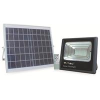 V-tac Vt-40w Solar Schijnwerper Met Zonnepaneel - 1050 Lm - 6000k -