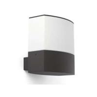 buitenlampenshop.nl Wandlamp staand Datna grijs 8074440 aluminium