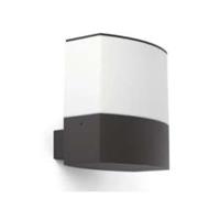 buitenlampenshop.nl Wandlamp staand Datna grijs 8074440 aluminium