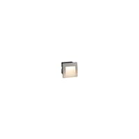 Searchlight LED wand inbouwlamp Ankle, IP65, aluminium, grijs