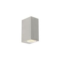 Qazqa Moderne Wandlamp Aluminium 2-lichts Ip44 - Baleno