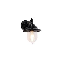 qazqa Moderne buitenwandlamp zwart IP44 - Oxford - 