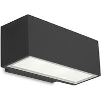 11-ledsc4 11,5 W Afrodita Led Wandleuchte, Aluminium und Glas, Urban Grey - 11-LEDS C4