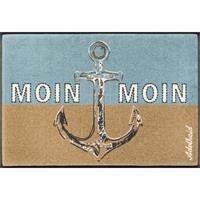 wash+dry Design Fußmatte 'Moin' von LxB 750x500 mm Design Fußmatten doormat - 