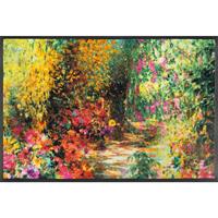 wash+dry by Kleen-Tex Mat Primavera Inloopmat, motief bloemen, antislip, wasbaar