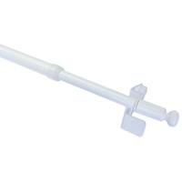 gardinia Klemmstange Press & Go Filigrano Kugel, weiss, 30 - 50 cm - 