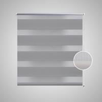 vidaxl Doppelrollo 120x230cm Grau - 