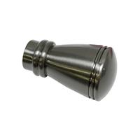 gardinia Endknopf Siro zu Stilprogramm Chicago, Ø 20 mm, titan, 2-er Pack - 