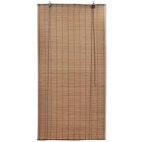 vidaXL Rolgordijnen 2 st 100x160 cm bamboe bruin