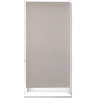 relaxdays 1 x Thermorollo, blickdicht, Verdunkelungsrollo, Thermobeschichtung, Gesamt: 70x210 cm, Stoffbreite 66 cm, braun - 