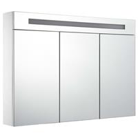 vidaxl LED-Bad-Spiegelschrank 88 x 13 x 62 cm