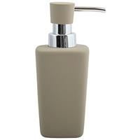 Spirella MSV Zeeppompje/dispenser - Haiti - keramiek - taupe - 6 x 15 cm - 240 ml - Zeeppompjes